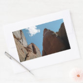 Sticker Rectangulaire Sandstone Rock Fins Utah Desert Photo (Enveloppe)