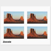 Sticker Rectangulaire Sandstones Utah, photo pittoresque, (Feuille)