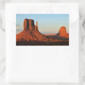 Sticker Rectangulaire Sandstones Utah, photo pittoresque, (Sac)