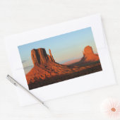 Sticker Rectangulaire Sandstones Utah, photo pittoresque, (Enveloppe)