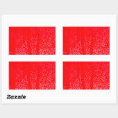 Sticker Rectangulaire sang coulant (Feuille)