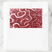Sticker Rectangulaire Sang et intestins (Sac)