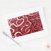 Sticker Rectangulaire Sang et intestins (Enveloppe)