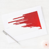 Sticker Rectangulaire Sanglant (Enveloppe)