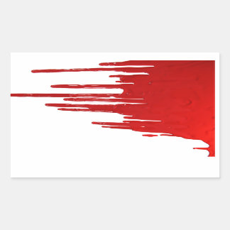 Sticker Rectangulaire Sanglant