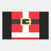 Sticker Rectangulaire Santas Belt (Devant)