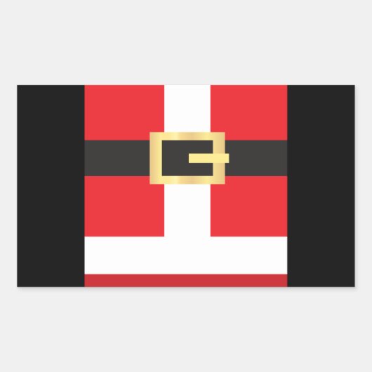 Sticker Rectangulaire Santas Belt (Devant)