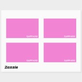 Sticker Rectangulaire Sapphire pink colour (Feuille)