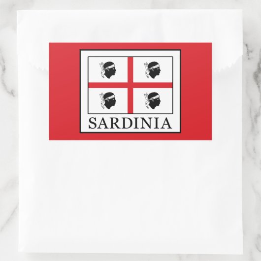 Sticker Rectangulaire Sardaigne (Sac)