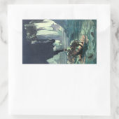 Sticker Rectangulaire Sargasso Sea Grim Reaper & Sinking of Titanic (Sac)