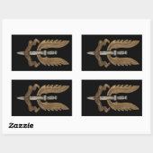Sticker Rectangulaire SAS britannique (Feuille)