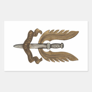 Sticker Rectangulaire SAS britannique