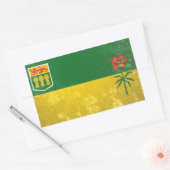 Sticker Rectangulaire Saskatchewan (Enveloppe)