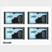 Sticker Rectangulaire Sasquatch Security - Idaho (Feuille)