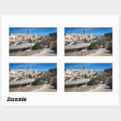 Sticker Rectangulaire Sassi di Matera (Feuille)