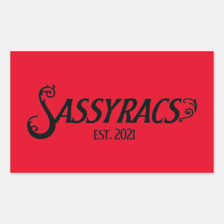 Sticker Rectangulaire Sassyracs
