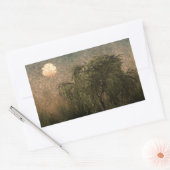 Sticker Rectangulaire Saule au coucher du soleil (Enveloppe)