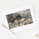 Sticker Rectangulaire Saumon de saut (Enveloppe)
