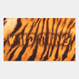 STICKER RECTANGULAIRE SAUVAGE