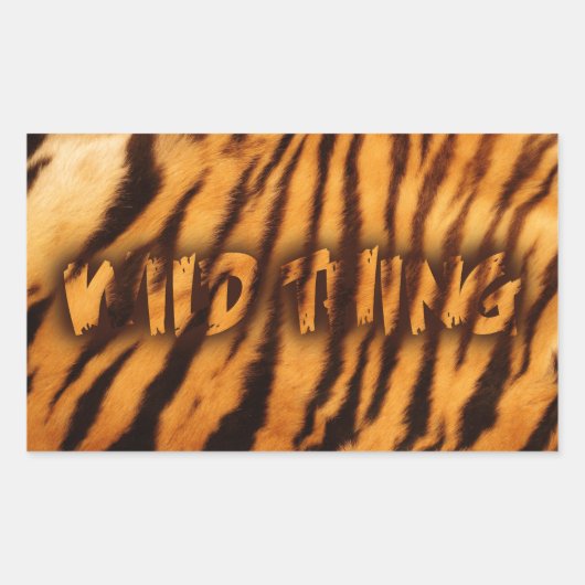 STICKER RECTANGULAIRE SAUVAGE (Devant)