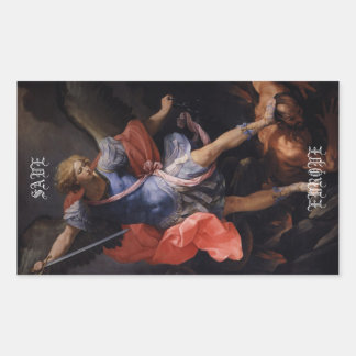 Sticker Rectangulaire "SAVE EUROPE" Archange Michael