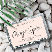 Sticker Rectangulaire Savon moderne cosmétique simple et élégant