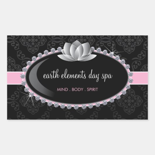 Sticker Rectangulaire Sceau d'enveloppe de boutique classique (Devant)