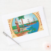 Sticker Rectangulaire Sceau d'état FLORIDA (Enveloppe)