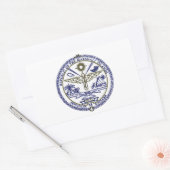 Sticker Rectangulaire Sceau national des Îles Marshall (Enveloppe)