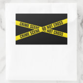 Sticker Rectangulaire Scène criminelle (Sac)