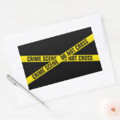 Sticker Rectangulaire Scène criminelle (Enveloppe)