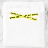 Sticker Rectangulaire Scène criminelle - Ne pas traverser (Sac)