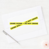 Sticker Rectangulaire Scène criminelle - Ne pas traverser (Enveloppe)