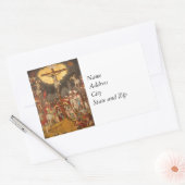 Sticker Rectangulaire Scène de crucifixion 1711 (Enveloppe)