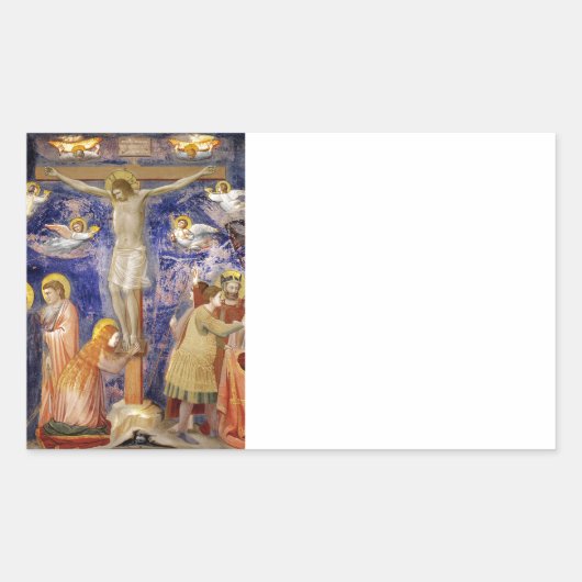 Sticker Rectangulaire Scène médiévale du Vendredi Saint (Devant)