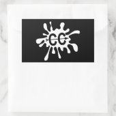 Sticker Rectangulaire Schéma inter-pays (Sac)