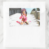 Sticker Rectangulaire Sci Fi Snow Punk (Sac)