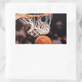 Sticker Rectangulaire Scoring de basket-ball (Sac)