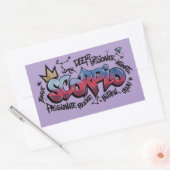 Sticker Rectangulaire Scorpio (Enveloppe)