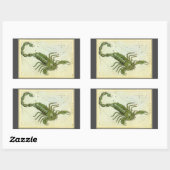 Sticker Rectangulaire Scorpion, Constellation Ancienne Urania's Mirror (Feuille)