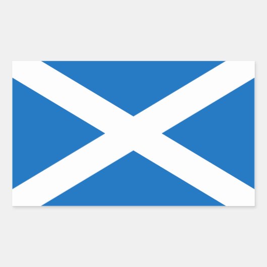 Sticker Rectangulaire Scotland Flag (Devant)