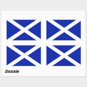 Sticker Rectangulaire Scotland Flag (Feuille)