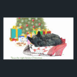 Sticker Rectangulaire Scottish Terrier Christmas Nap<br><div class="desc">Le design de Christmas Scottish Terrier créé à partir de mon oeuvre originale et disponible sur les vêtements, nouveautés et cadeaux pour vous-même, ou pour cette personne spéciale Scottish Terrier que vous connaissez! Vous voulez un autre produit ? Il vous suffit d'aller à la page produit et CLIQUER sur Transférer...</div>