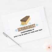 Sticker Rectangulaire Scrubologue drôle (Enveloppe)
