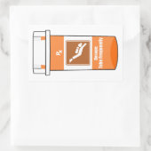 Sticker Rectangulaire Scuba Diving Is My Drug (Sac)