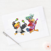 STICKER RECTANGULAIRE SE DÉCHAÎNER AU TIKI (Enveloppe)