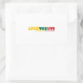 Sticker Rectangulaire Se souvenir de Mes ancêtres JunetDix Celebrate, (Sac)