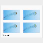 Sticker Rectangulaire Sea Nettle (Feuille)