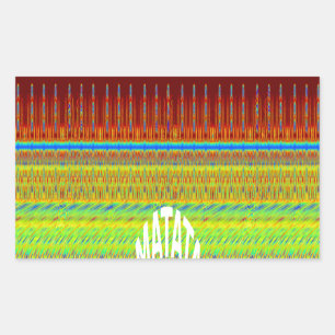 Sticker Rectangulaire Seamless Have a Nice