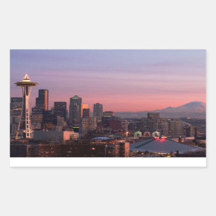 Sticker Rectangulaire Seattle de parc de Kerry